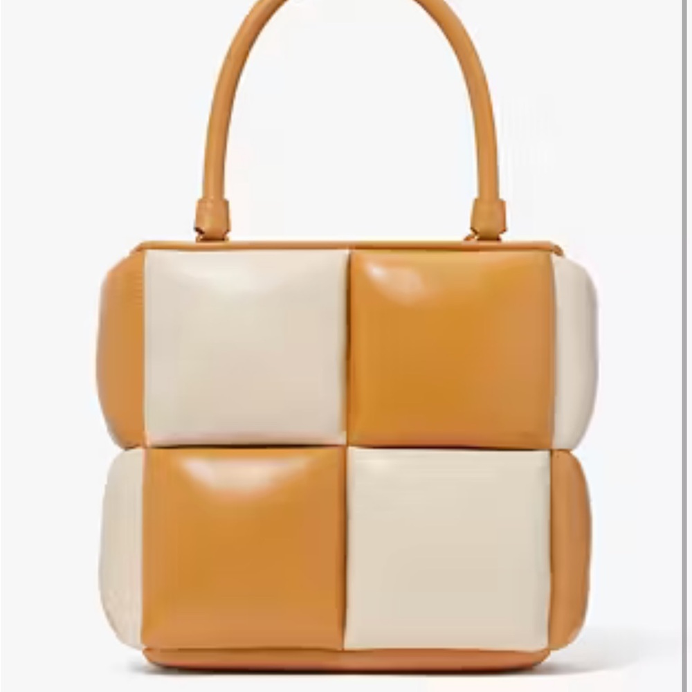 Kate Spade Boxy Colorblocked Tote Satchel Crossbody - Picture 12 of 13